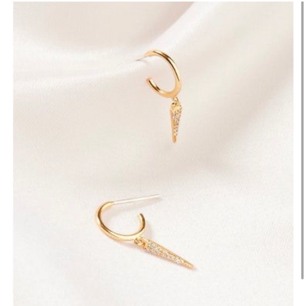 Stella & Dot Sparkle & Spike Hoops